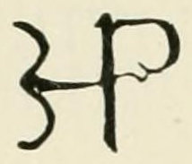 A Paris art faïence mark as engraved in Chaffers 1891